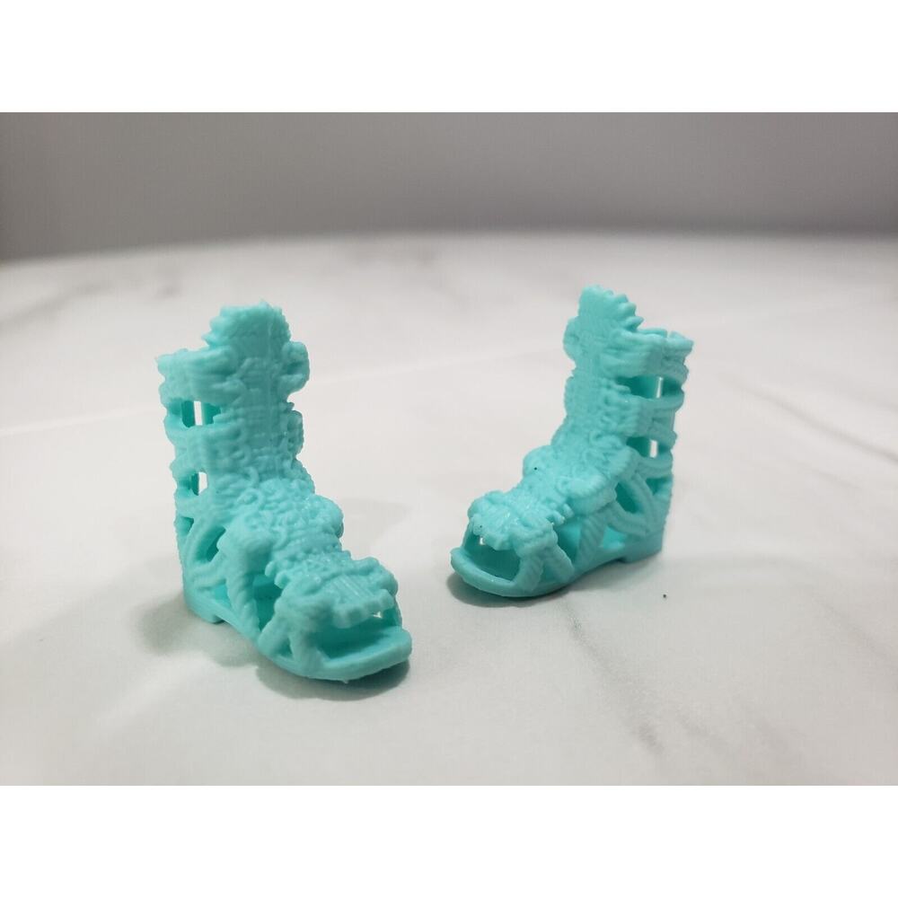 Barbie Wildlife Safari Replacement Blue Shoes sandal gladiator sandal strappy